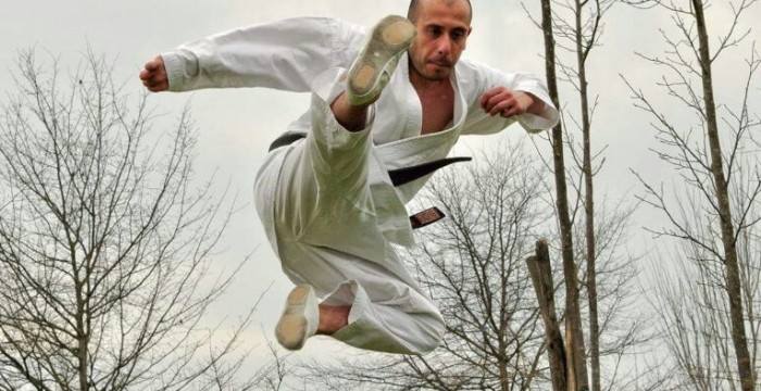 allenamenti di karate..